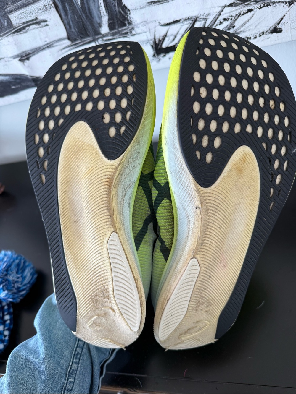 Asics Men’s Neon Yellow Metaspeed size 11.5 - Picture 6 of 6
